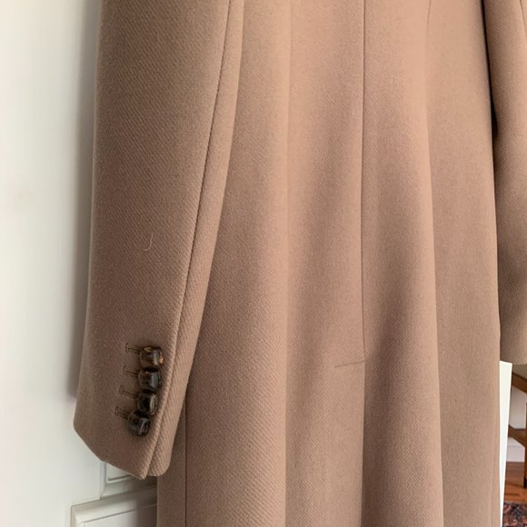SALVATORE FERRAGAMO OATMEAL COAT SIZE 46 (XL) - Picture 9 of 11